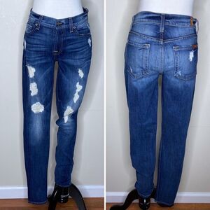 7 For All Mankind The Skinny Distress Jean size 26